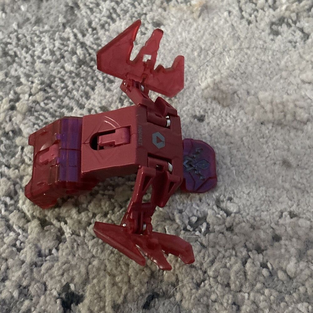 Bakugan GeoForge Arachnia Red Haos Geogan Rising B2200 Battle Brawlers With card - Picture 6 of 7